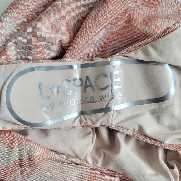 New L*Space Shine On Shimmer Phoebe All Swirled Up One Piece Swimsuit NWT Size 8 - Picture 15 of 15